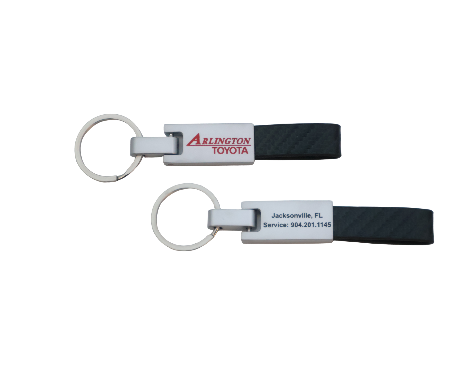 Carbon Fiber Leather Key Fob – Loop - Image 2