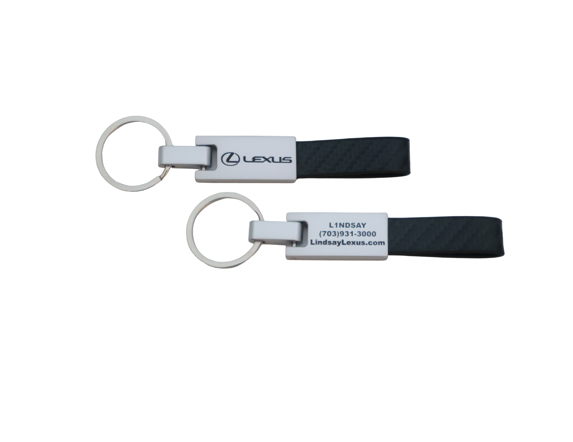 Carbon Fiber Leather Key Fob – Loop